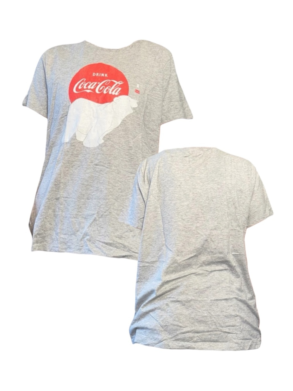 Coca Cola Polar Bear Gray Shirt